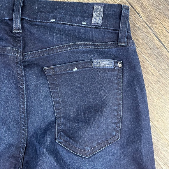 7 For All Mankind Ankle Skinny Jeans Pants Denim ((size 26)) - Picture 3 of 9